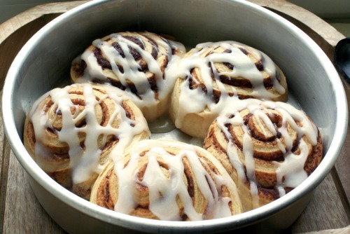 getfatnfab: Did you know that trader joe’s jumbo cinnamon rolls are vegan?? YES PLEASE!!!! two beaut