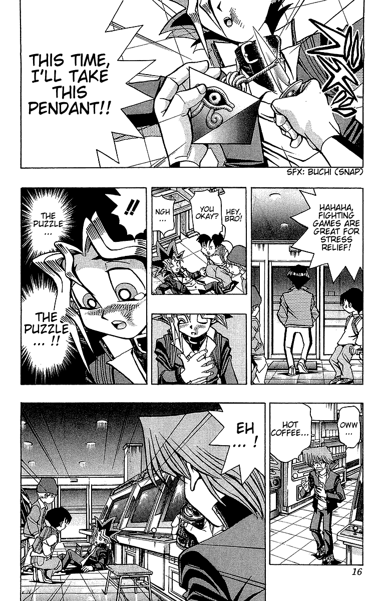 chuugakusei:  once in the ygo manga some guy at an arcade stole yuugi’s puzzle