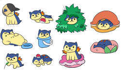 talonflames:  Neko Atsume but with Typhlosion