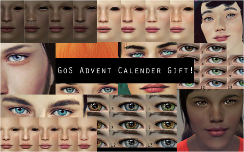 Hey guys, click the pic to download my Garden of Shadows Advent Calender gift! Lots of new skins and