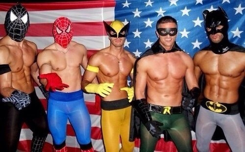 Happy 4th from the Super Heroes