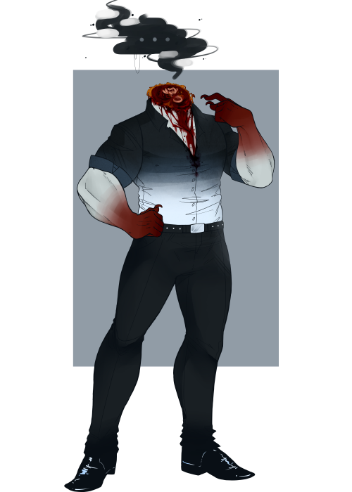 dekkmod:  Revamping an old Dullahan OC of mine B))