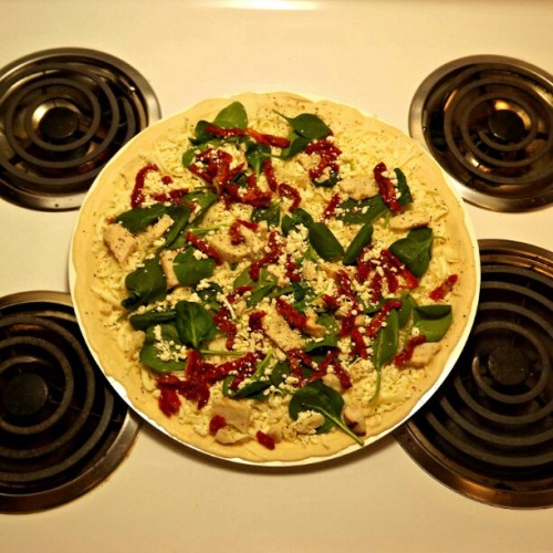Had Some Really Good Pizza Yesterday: Herb Mediterranean Chicken From Papa Murphy's #food #pizza #PapaMurphy's