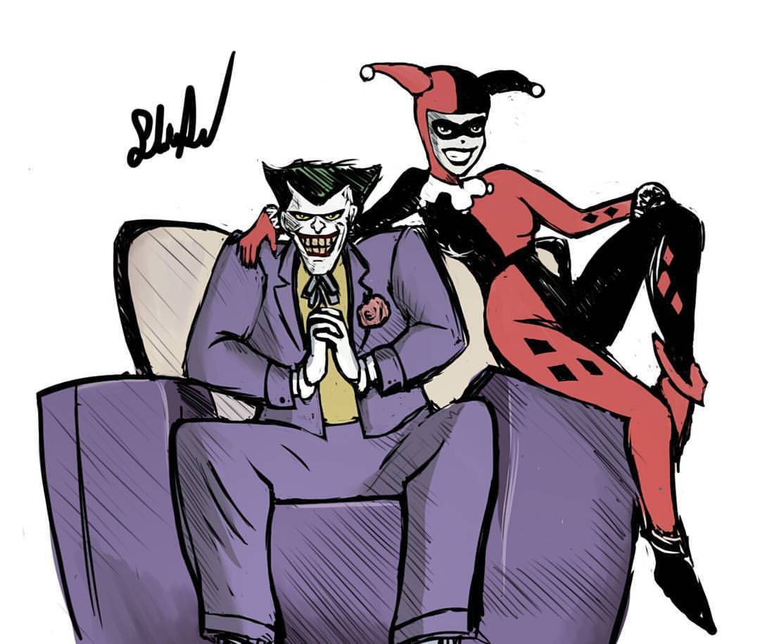Asgard Collection The Joker And Harley Quinn Drawing Made By Me