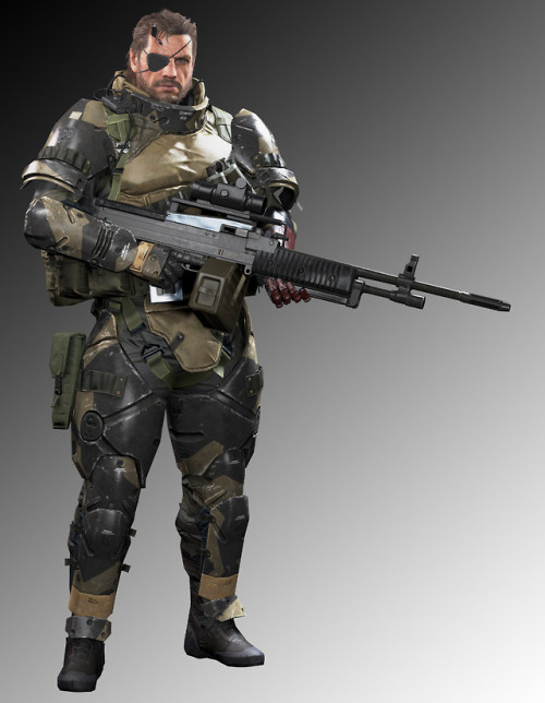Metal Gear Solid V_The Phantom Pain_Big Boss_Battle Suit  Ji Ruan www.artstation.com/artwork