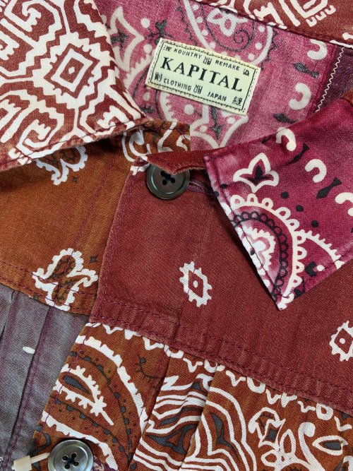 myf4shionfolder:KAPITAL PATCHWORK BANDANA