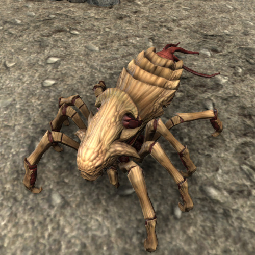 Pictured: A Scrib in Morrowind and ESO.