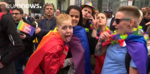 Thousands take part in Belgian Pride event“Thousands took part in the 23rd Belgian Gay Pride event i