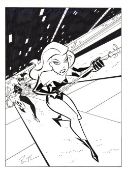 cooketimm:  Some b/w pages from Harley &amp; Ivy #1-3 (2004), part 1Inks by Shane Glines Pencils by Bruce Timm