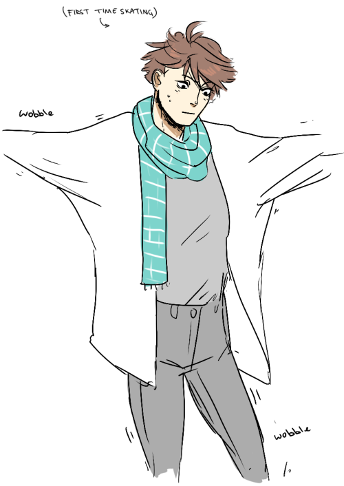 commandereyebrows: @shimiizuu - what if oikawa wasnt good at skating and just ahhhh i am so weak for