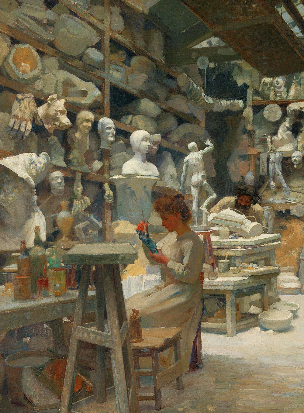 jaded-mandarin:  Claude Firmin. Detail form The studio of caster Sadaune, 1901. 