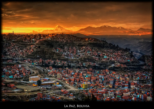 La Paz, Bolivia (source in captions)