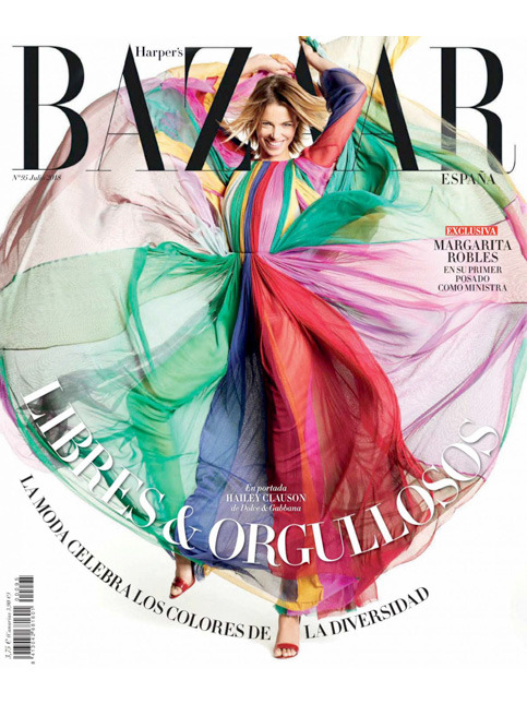 Hailey Clauson for Harper’s Bazaar July 2018  ‘Libres &amp; Orgullosos’Ph