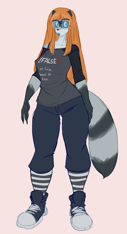 Designing a character for *REDACTED*.Ekaterina&hellip; but for now nicknamed “Furtaba