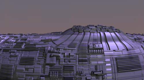 a spaceship im working on in blender….lacy