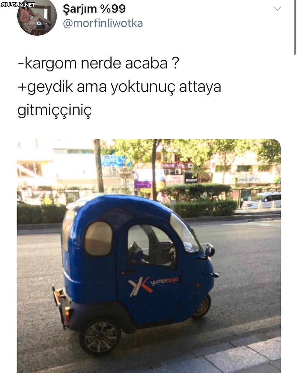 sen büyüyünce kargo...