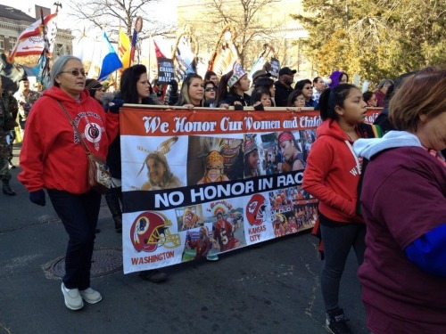 lastrealindians: Photos of today’s #notyourmascot march by Minnesota Native News