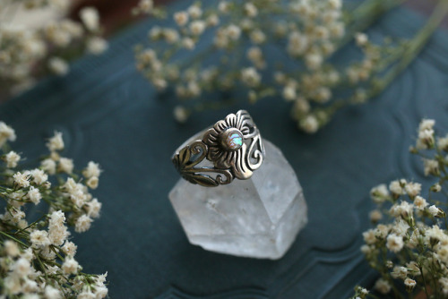 90377:Beautiful old and antique genuine silver rings with mother of pearl are available at my Etsy S