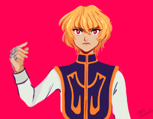 yancadoodles:I tried drawing kurapika again