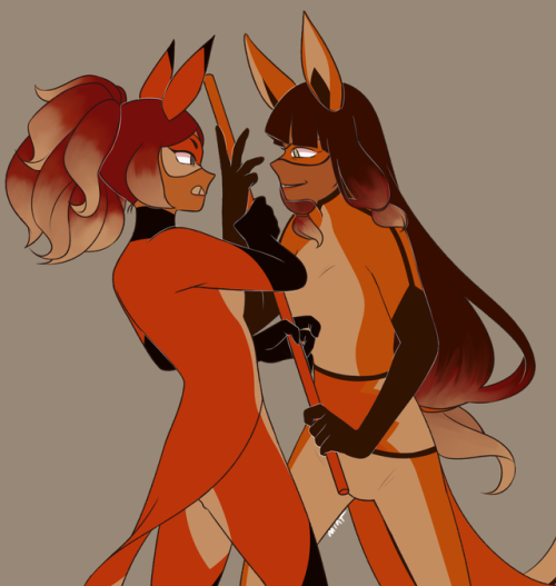 miyaosamu: another pair of foxes that i really like