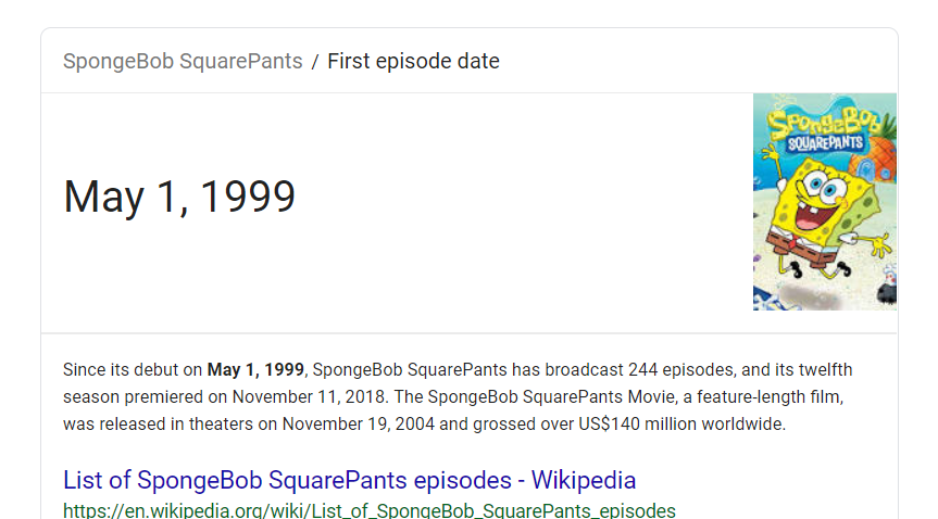 spongebob episodes wikipedia