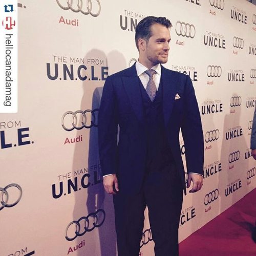 Premiere de #ManFromUncle en #Toronto con #HenryCavill #ArmieHammer #AliciaVikander #ElizabethDebick