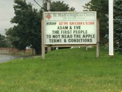 theclearlydope:  Well done, church. [via]