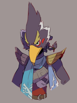 merelyafluke: Rito   (ﾉ◕ヮ◕)ﾉ*:・ﾟ✧   But mostly Revali. 