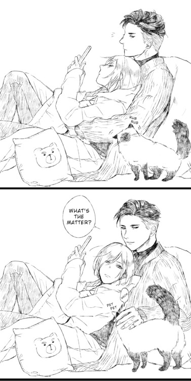   By 渣子 || Translation + Typeset by fuku-shuuShared & edited with permission from artist     More OtaYuri Comic Translations  