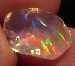 mineralists:   Stunning Mexican Rainbow Prisms Opal 