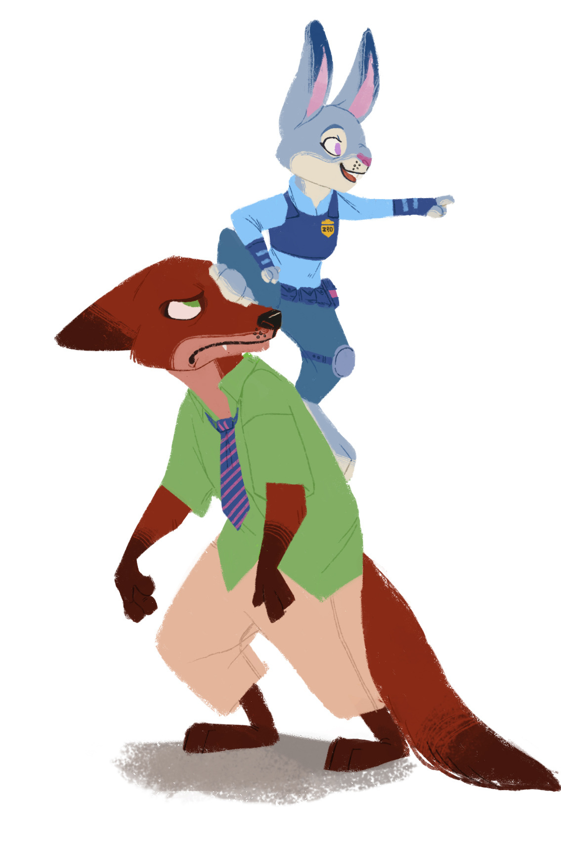 commander-cullen:  Recolored this to look more like movie Nick since I’m gonna