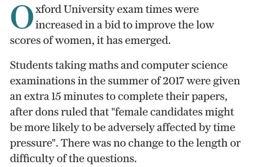 thespectacularspider-girl: alaija: yourownpetard: cisnowflake: libfas: Oxford claims women can&rsquo