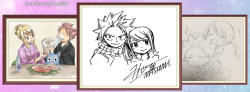 lucielhyung:  Family…where life begins and love never ends! Credit to @rieriebee for the NaLu and Gruvia drawings from NYCC