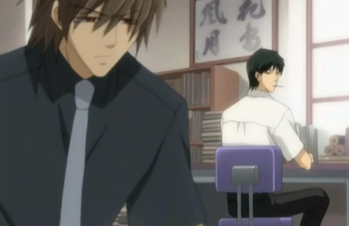 oldmanmiyagi:  Please no one ruin this beautiful Brotp, it’s just mesmerizing.Hiroki Kamijou x Miyagi Yoh (Junjou Romantica)@the-demon-professor