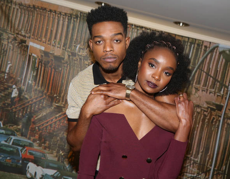 directedbybjenkins:Kiki Layne, Stephan James, Barry Jenkins, Colman Domingo and Regina King at a pho