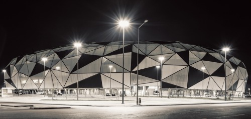 Konya City Stadium in Turkey #ArchitectureDesign by Bahadır Kul Architects. http://bit.ly/1GOlyZ6 #T