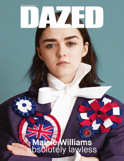 andreasanterini:  Maisie Williams / Photographed by Ben Toms / Styled by Robbie Spencer, for Dazed Magazine Spring/Summer 2015