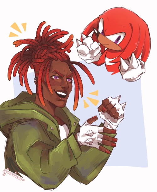 human knuckles the echidna