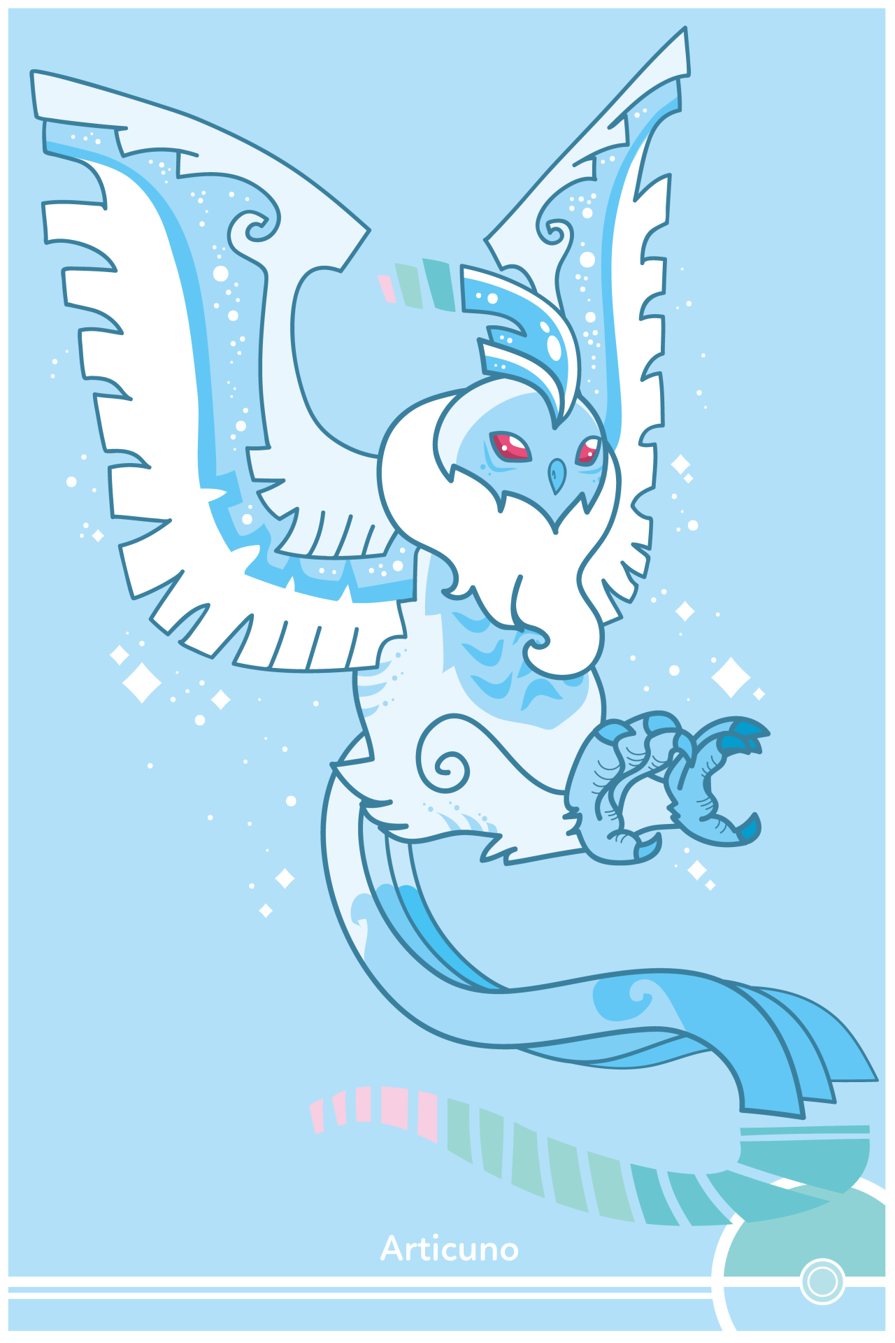 Pokemon Card - #144 Articuno Shiny by Nova-Nebulas on DeviantArt