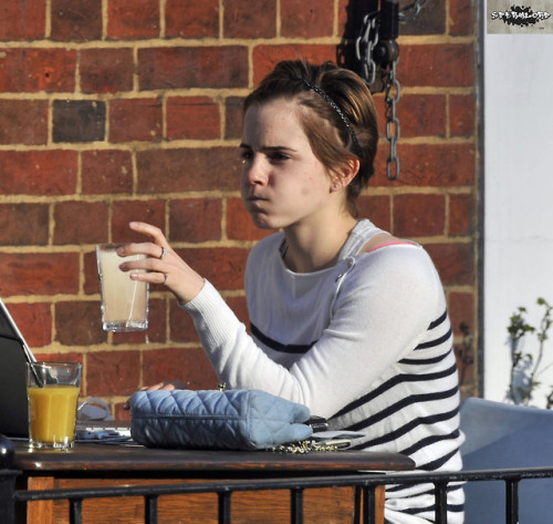 Emma Watson Cum drink