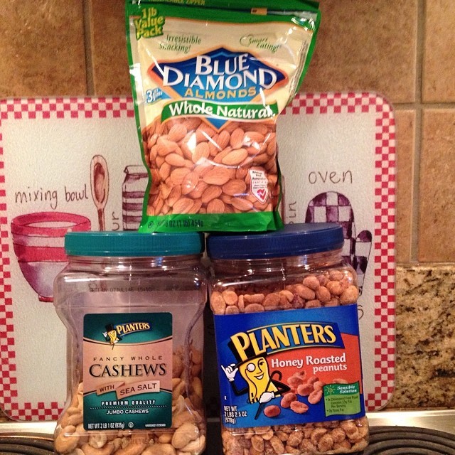 alexdermerfit:  Stop staring at my nuts!  #nutrition #nuts #peanuts #cashews #almonds