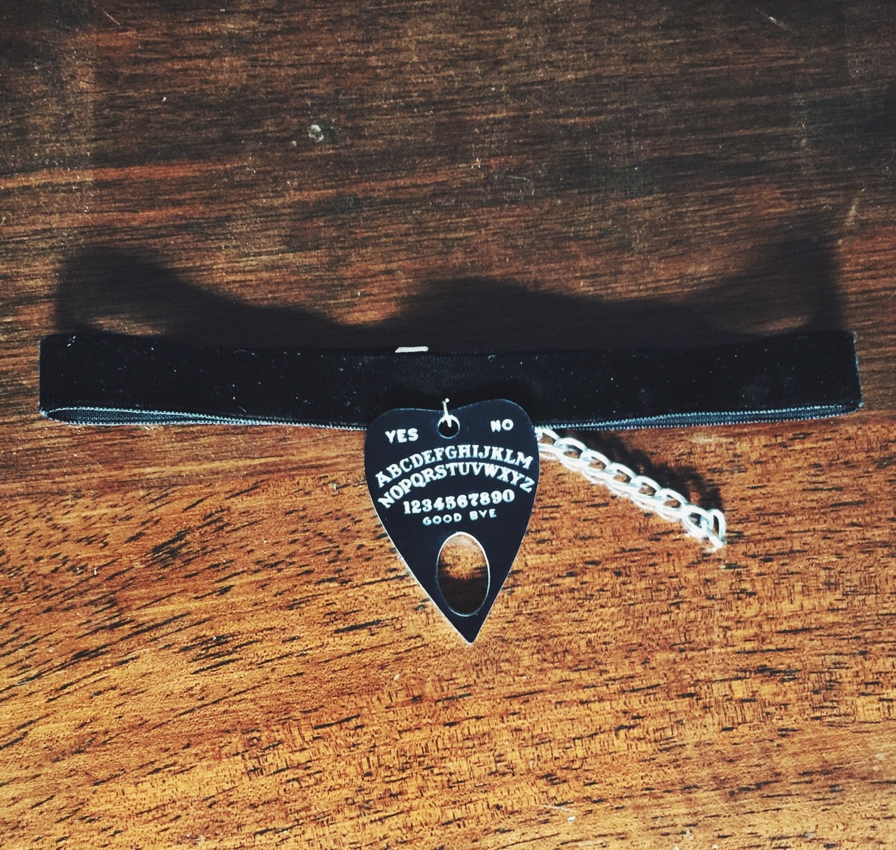 theproserpina:  The new velvet ‘Spirit Realm’ choker available now at THE OCCULT