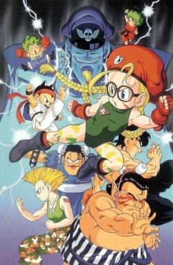 uwagoto:  hellostonehengetv:  Street Fighter by 鳥山 明 Akira Toriyama  はじめてみた   lol XD
