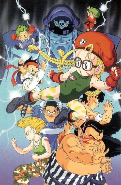 hellostonehengetv: Street Fighter by 鳥山 明 Akira Toriyama