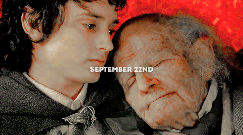 oreliel-from-valinor: Happy birthday Frodo &amp; Bilbo ♥