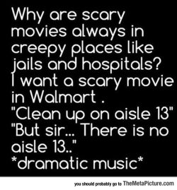 srsfunny:  Scary Movies These Dayshttp://srsfunny.tumblr.com/  Horror movies for the 21st century