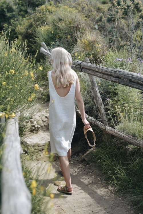 Linen Summer Dress // Linenfox