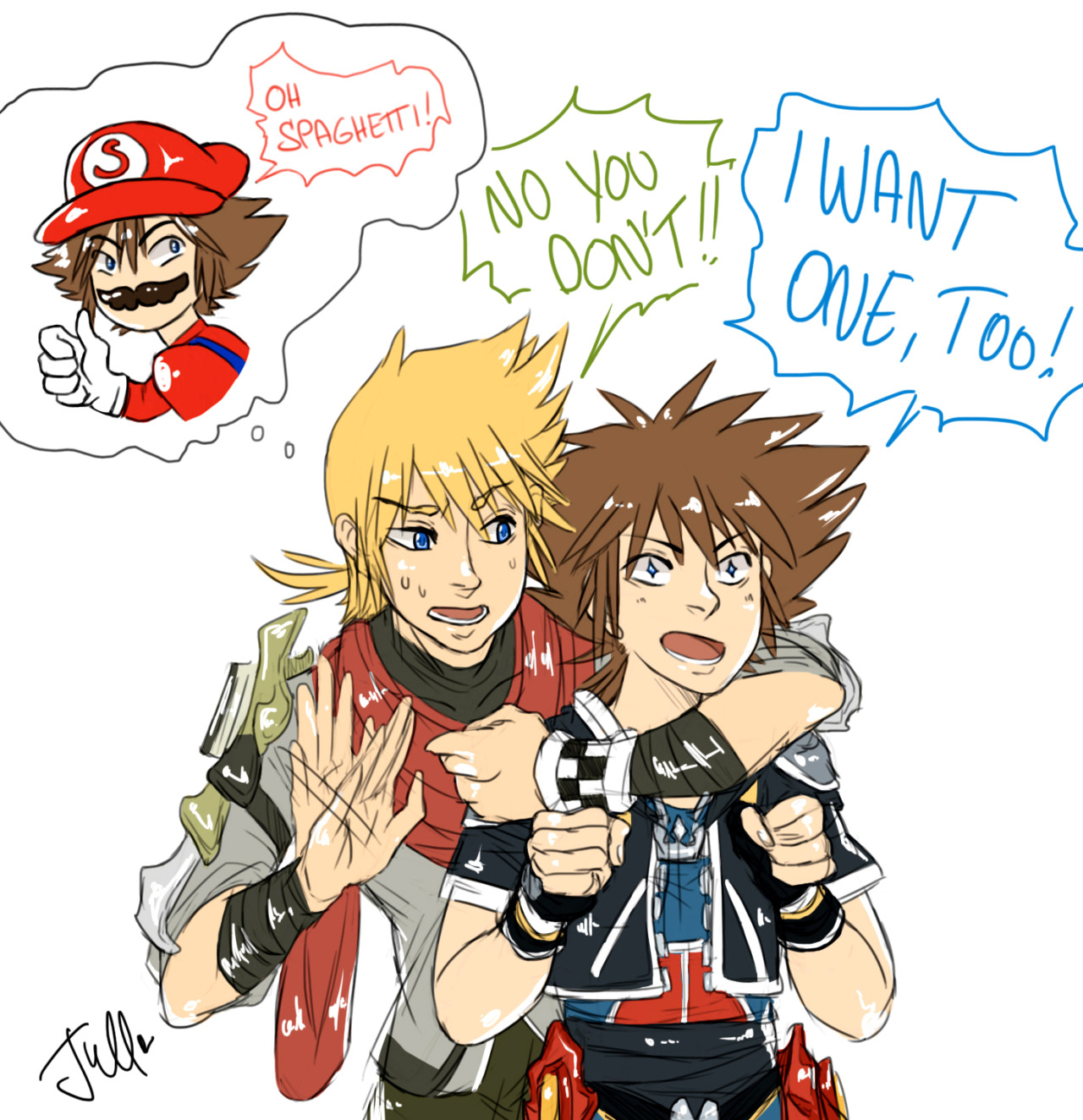 julls:ridiculously self-esteemed TERRA + close ups teheewhy would sora want a beard