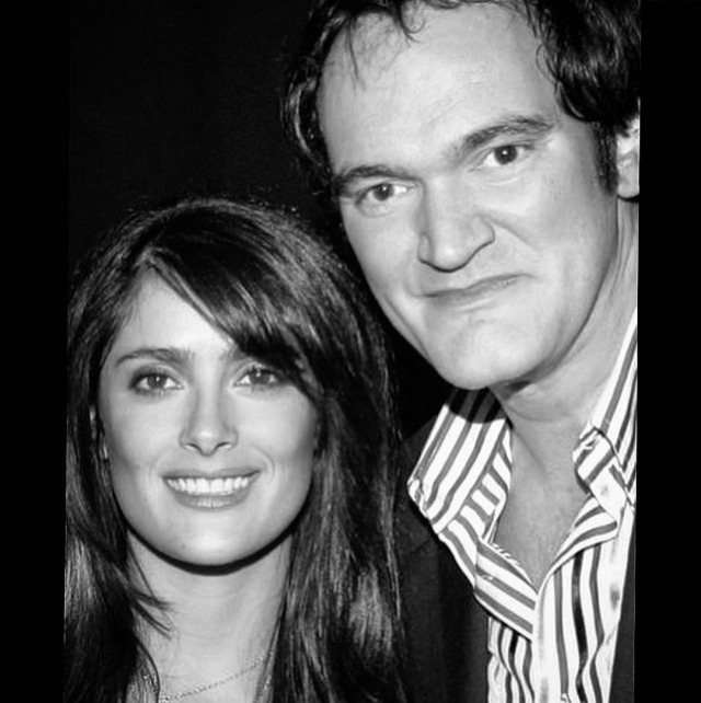 Salma Hayek and Quentin Tarantino