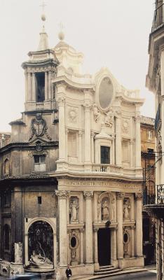 giunglanord:  oriana-sidra:  Borromini, San Carlo alle Quattro Fontane, 1665-76. Rome.  Amo. 